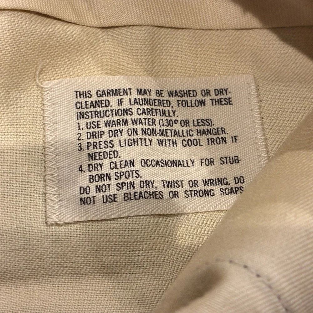 Vintage Corbin Dress Pants Mens 32x30 Navy Trousers USA Made 70s